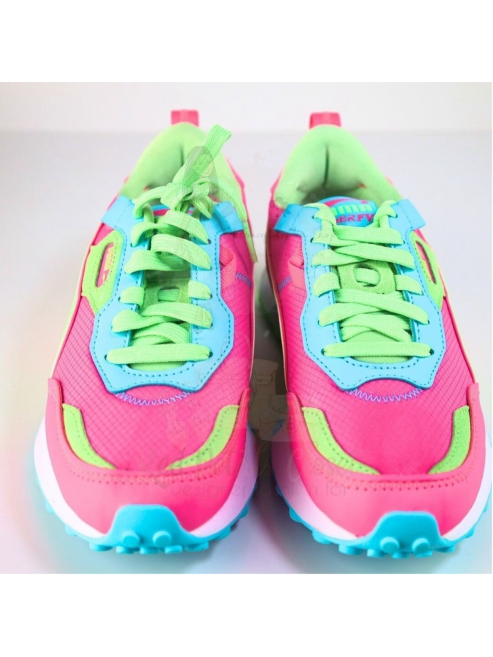 NIB Puma Women's Rider Fv Brighter Days Low Top Sneakers Pink Size 6 - Picture 3 of 11
